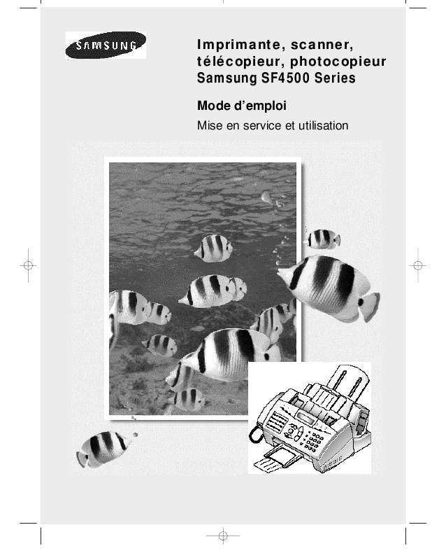 Guide utilisation SAMSUNG SF-4500C  de la marque SAMSUNG