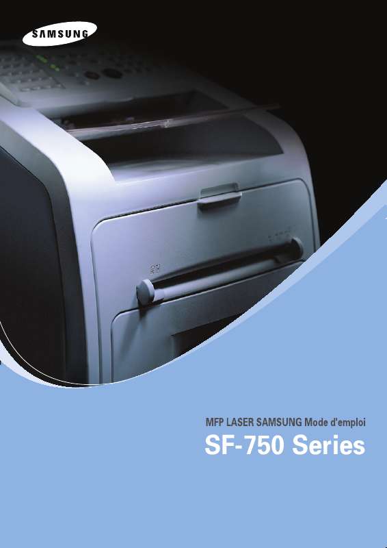 Guide utilisation SAMSUNG SF-755P  de la marque SAMSUNG