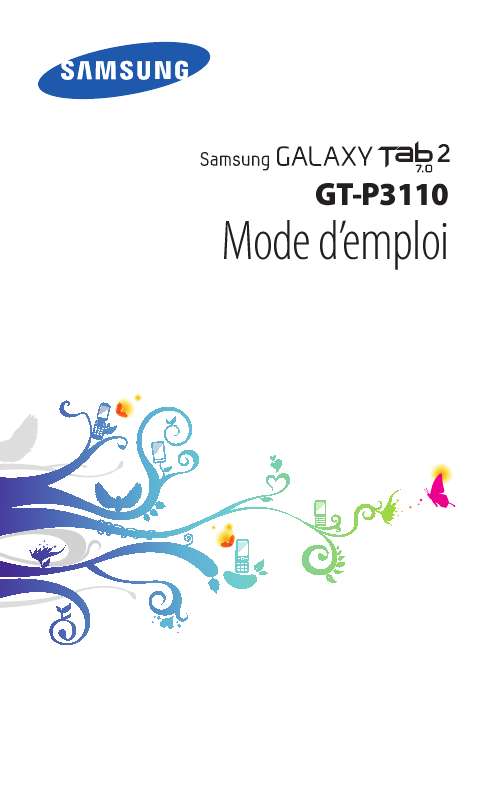 Guide utilisation SAMSUNG GALAXY TAB 7.0 GT-P3110  de la marque SAMSUNG