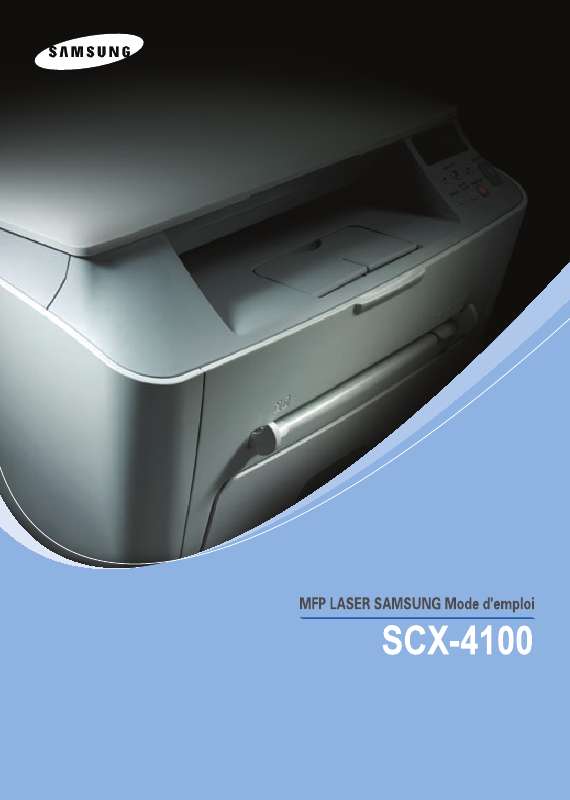 Guide utilisation SAMSUNG SCX-4100  de la marque SAMSUNG