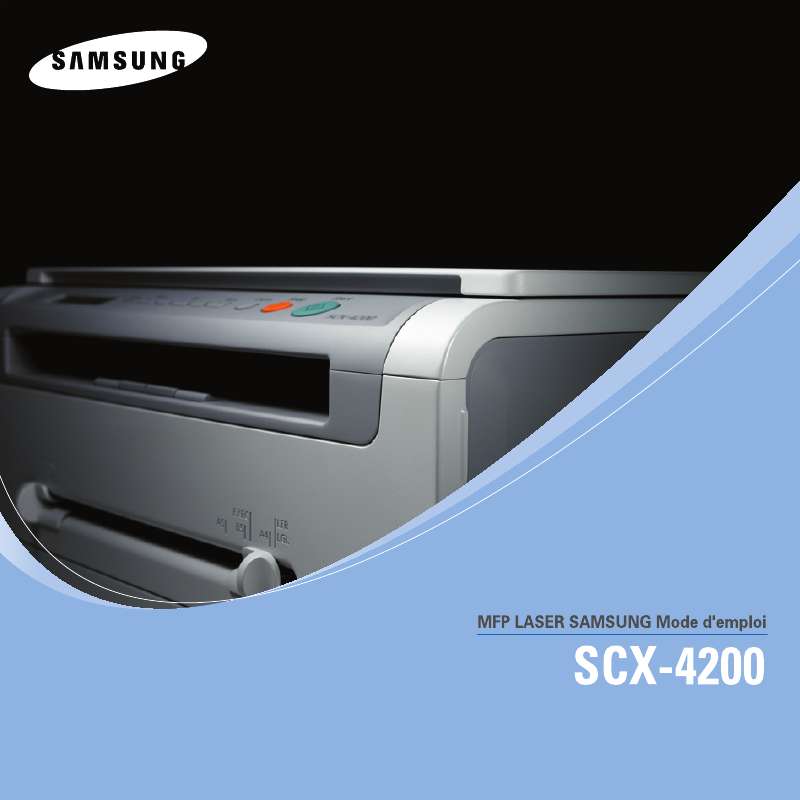 Guide utilisation SAMSUNG SCX-4200  de la marque SAMSUNG