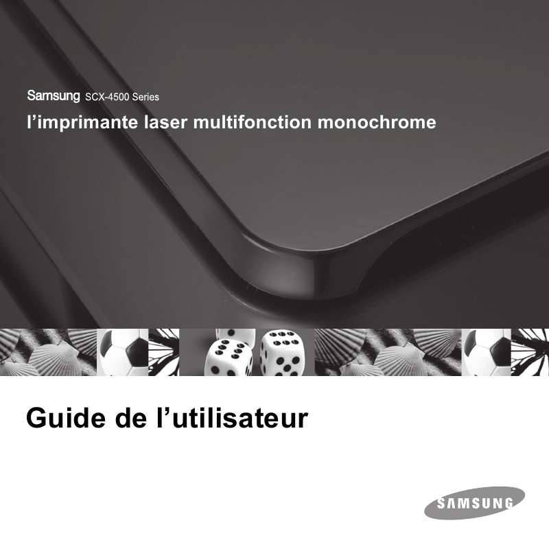 Guide utilisation SAMSUNG SCX-4500-SEE  de la marque SAMSUNG