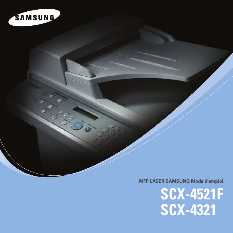 Guide utilisation SAMSUNG SCX-4521FG-XAA  de la marque SAMSUNG