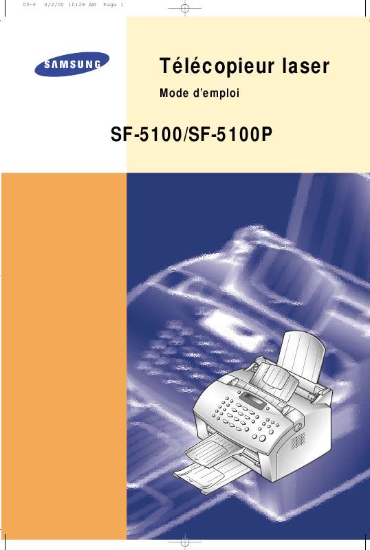 Guide utilisation SAMSUNG SF-5100  de la marque SAMSUNG