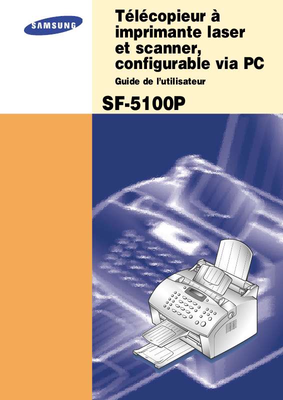 Guide utilisation SAMSUNG SF-5100P  de la marque SAMSUNG