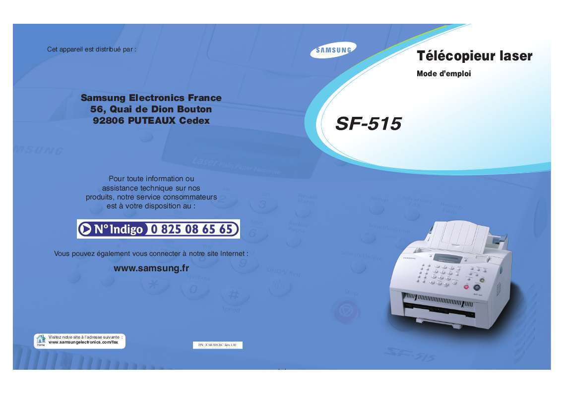 Guide utilisation SAMSUNG SF-515  de la marque SAMSUNG