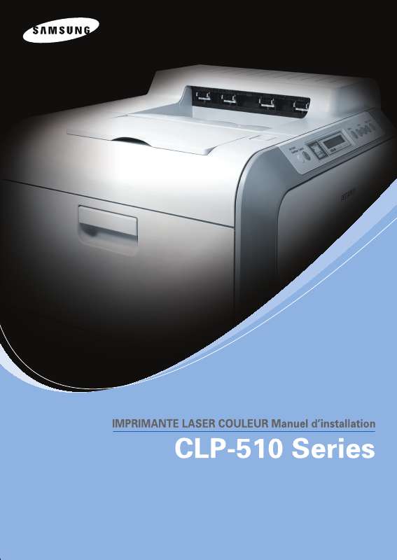 Guide utilisation SAMSUNG CLP-510  de la marque SAMSUNG