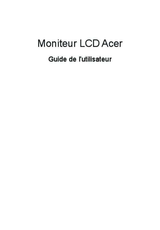 Guide utilisation ACER S276HLTMJJ  de la marque ACER