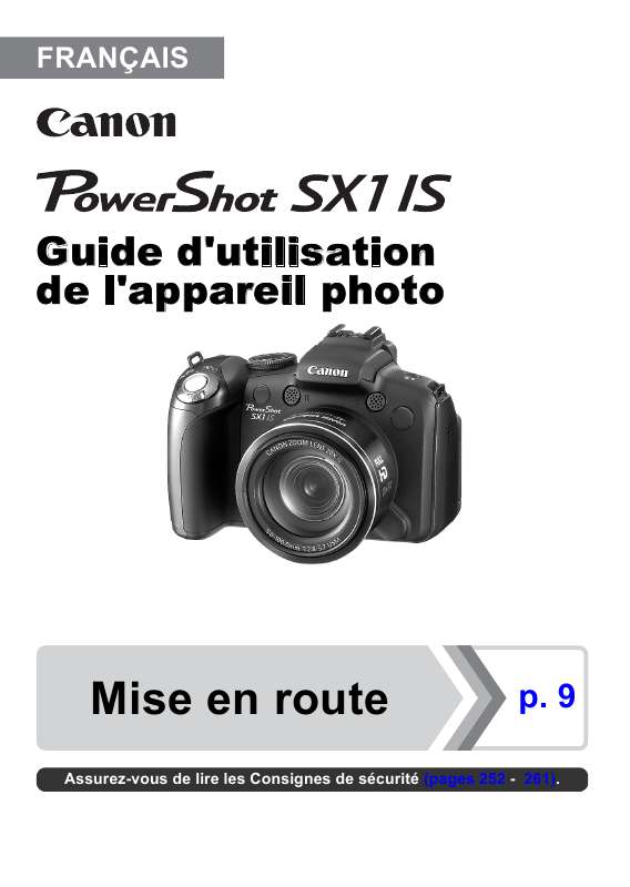 Guide utilisation CANON POWERSHOT SX1 IS  de la marque CANON