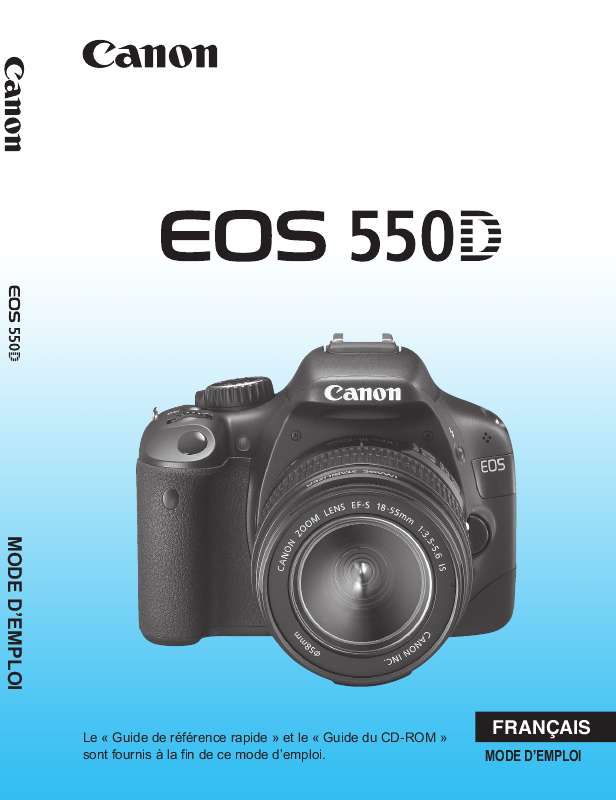 Guide utilisation CANON EOS 550D  de la marque CANON