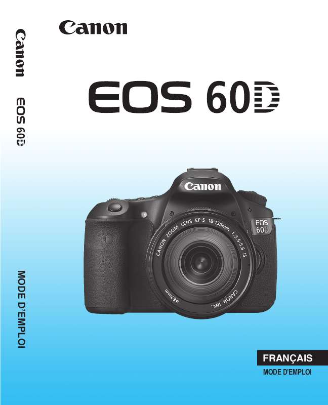 Guide utilisation CANON EOS 60D  de la marque CANON