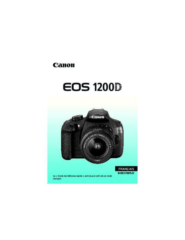 Guide utilisation CANON EOS 1200D  de la marque CANON