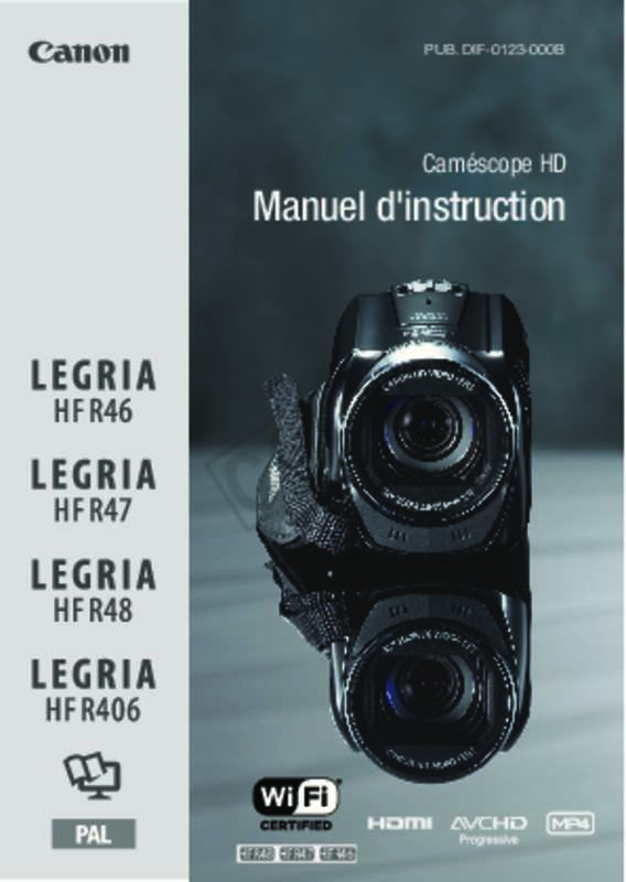Guide utilisation CANON LEGRIA HF R406  de la marque CANON