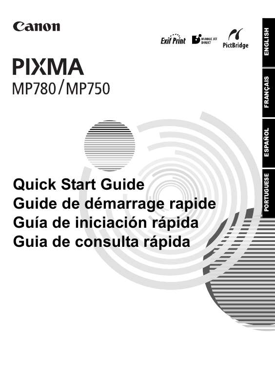Guide utilisation CANON PIXMA MP780  de la marque CANON