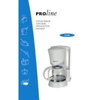 Notice PROLINE KCM 8 Cafetière