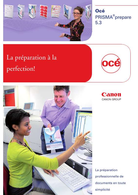 Guide utilisation CANON OCE PRISMAPREPARE 5.3  de la marque CANON