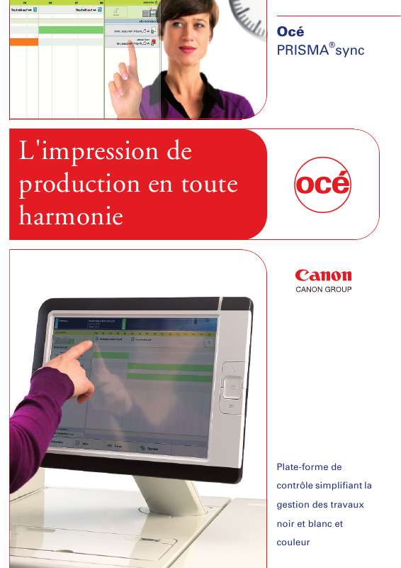 Guide utilisation CANON OCE PRISMASYNC CONTROLLER  de la marque CANON