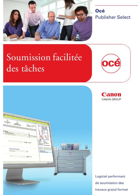 Guide utilisation CANON OCE PUBLISHER SELECT  de la marque CANON