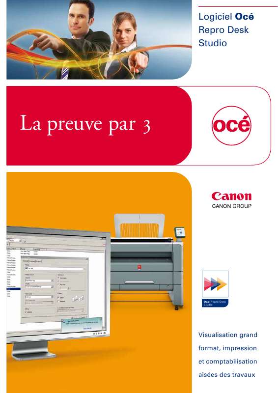 Guide utilisation CANON OCE REPRO DESK STUDIO  de la marque CANON
