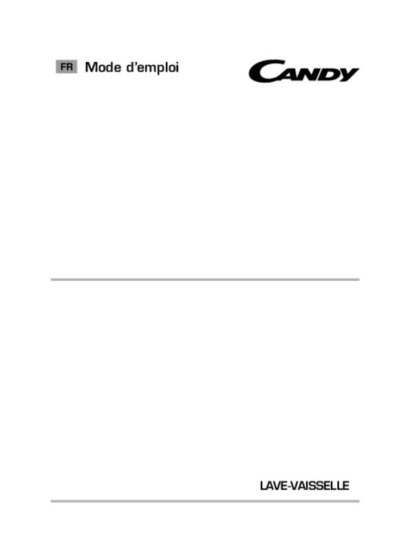 Guide utilisation CANDY CDP1LS36W de la marque CANDY