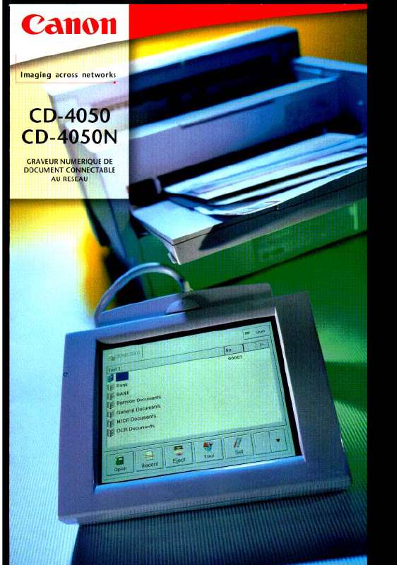 Guide utilisation CANON CD-4050  de la marque CANON