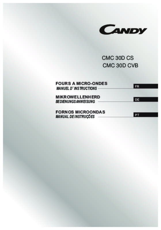 Guide utilisation CANDY CMC 30 DCS de la marque CANDY