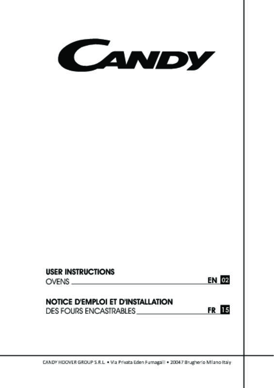 Guide utilisation CANDY FCP686X POP EVO de la marque CANDY