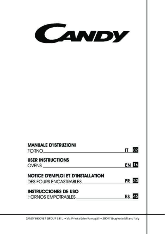 Guide utilisation CANDY FCPK606X de la marque CANDY