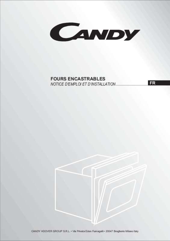 Guide utilisation CANDY FST249/6W de la marque CANDY