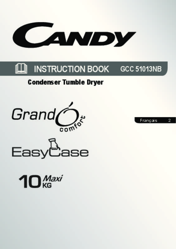 Guide utilisation CANDY GCC51013NB de la marque CANDY