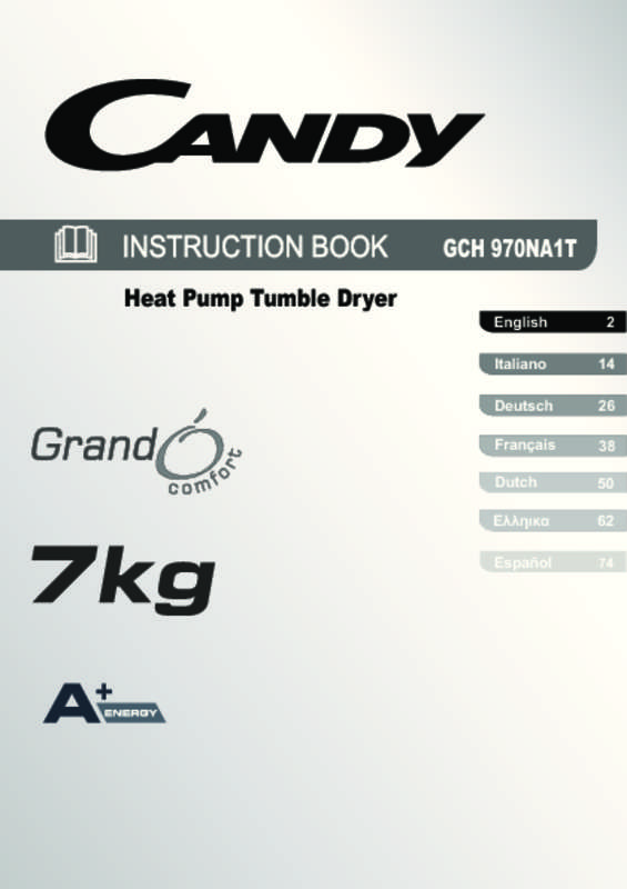 Guide utilisation  CANDY GCH 970NA1T-  de la marque CANDY