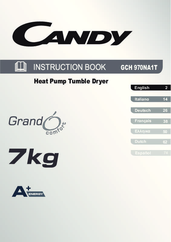Guide utilisation CANDY GCH990 NA1T de la marque CANDY