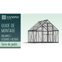 Notice PALRAM BALANCE, ESSENCE, OCTAVE Serre polycarbonate