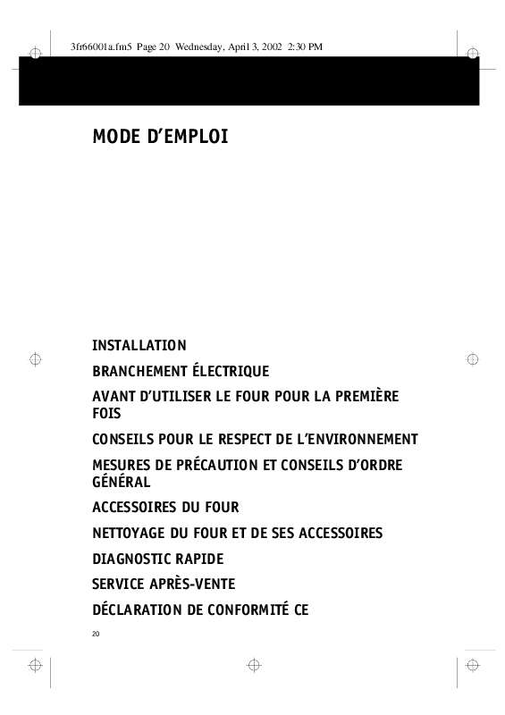 Guide utilisation WHIRLPOOL AKP 912 NB  - MODE D'EMPLOI de la marque WHIRLPOOL
