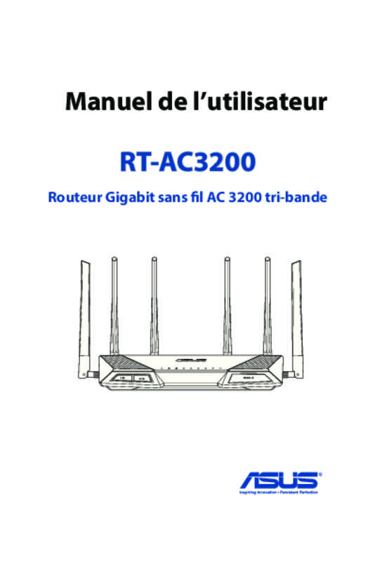 Guide utilisation ASUS RT-AC3200  de la marque ASUS