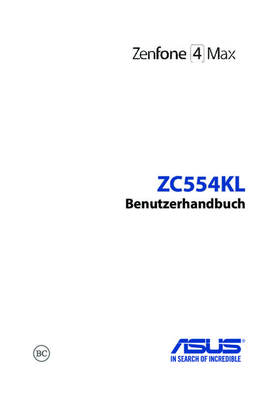 Guide utilisation ASUS ZENFONE 4 MAX PLUS  de la marque ASUS
