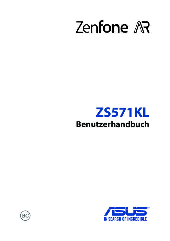 Guide utilisation ASUS ZENFONE AR ZS571KL  de la marque ASUS