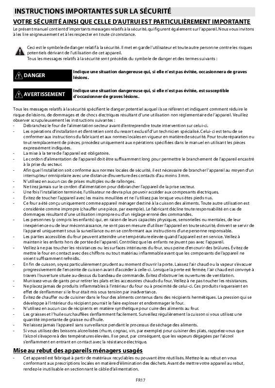 Guide utilisation WHIRLPOOL AKZM 756/IX  - TABLEAU DE PROGRAMMES de la marque WHIRLPOOL