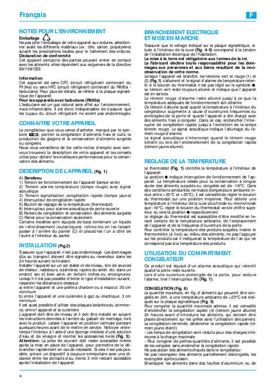 Guide utilisation WHIRLPOOL LPR 150  - MODE D'EMPLOI de la marque WHIRLPOOL