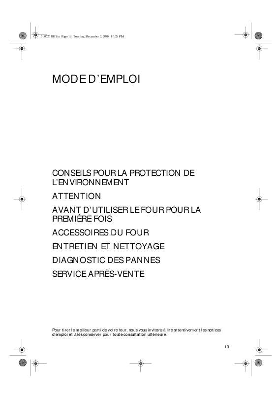 Guide utilisation WHIRLPOOL LPR 813/01  - MODE D'EMPLOI de la marque WHIRLPOOL