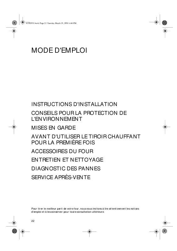 Guide utilisation WHIRLPOOL OV B41 BG  - MODE D'EMPLOI de la marque WHIRLPOOL