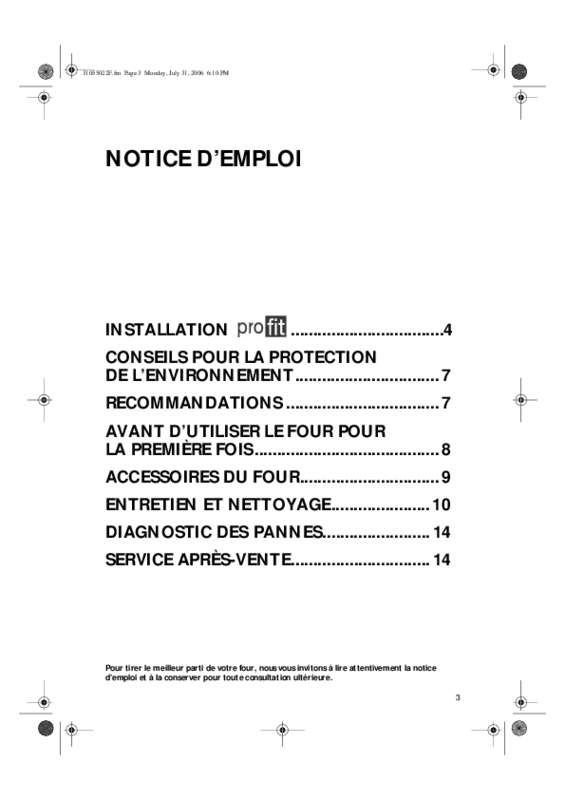 Notice Four Whirpool 6th sense - FRANÇAIS - EN PAGE LANGUES - IT PAGE - FR  PAGE - ES PAGE PT PAGE - Studocu