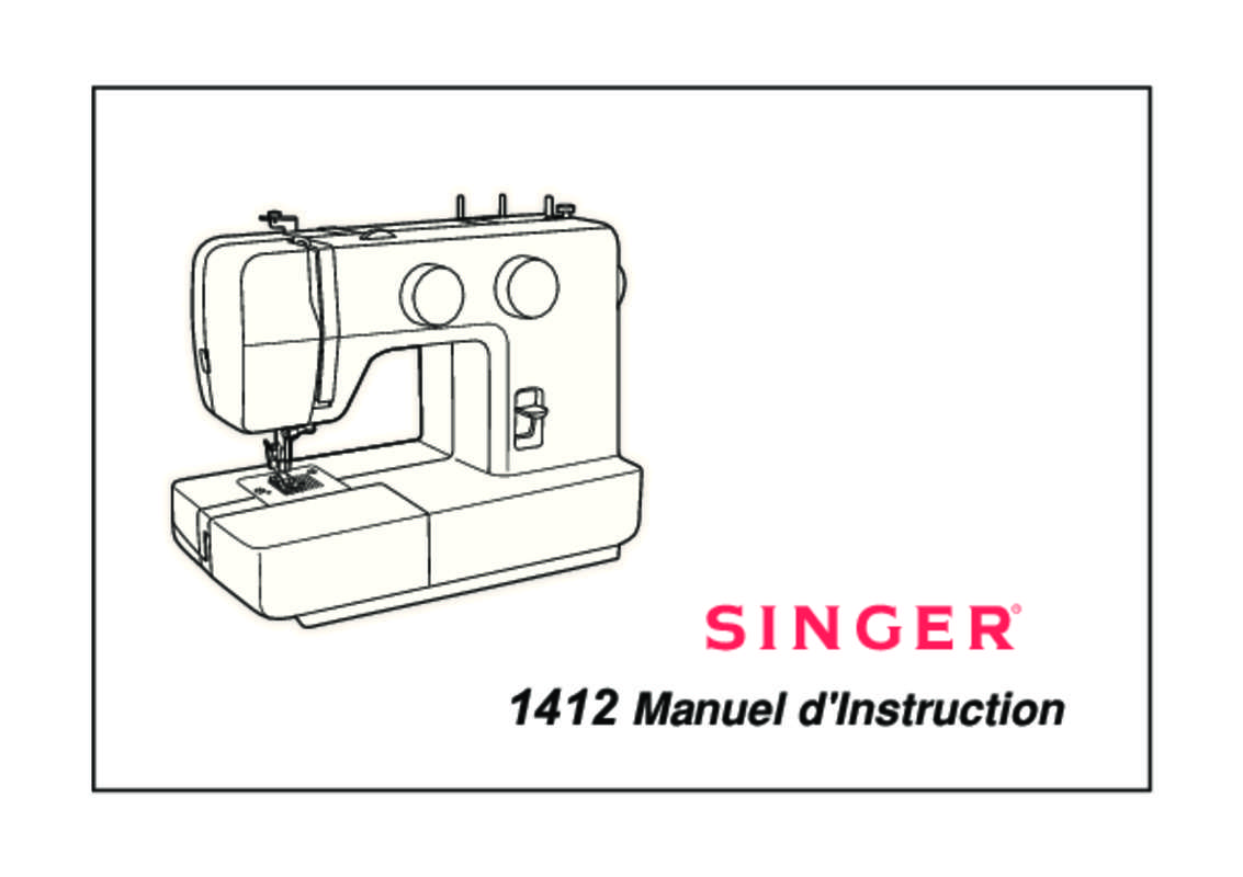 Guide utilisation SINGER MC FILOUTE 1412  de la marque SINGER