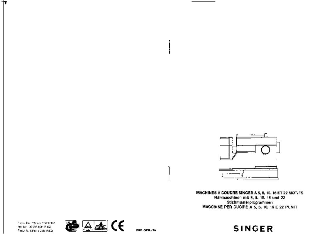 Guide utilisation SINGER SERENASE 10  de la marque SINGER