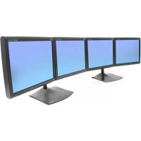 Notice Ergotron DS SERIES DS100 QUAD MONITOR DESK STAND HORIZONTAL Support écran plat