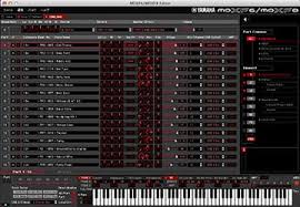 Notice YAMAHA MOXF6/MOXF8 REMOTE EDITOR Logiciel