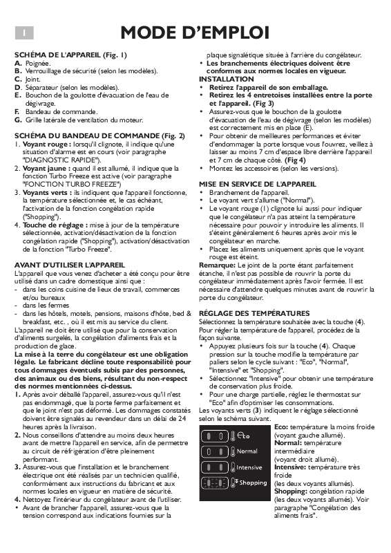 Guide utilisation WHIRLPOOL WHE3939 T  - MODE D'EMPLOI de la marque WHIRLPOOL