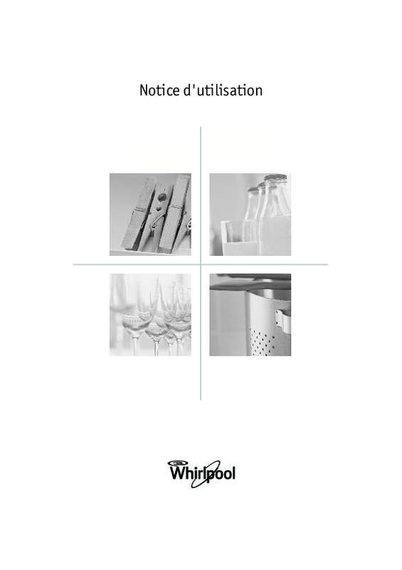 Guide utilisation WHIRLPOOL ADG8674IX de la marque WHIRLPOOL