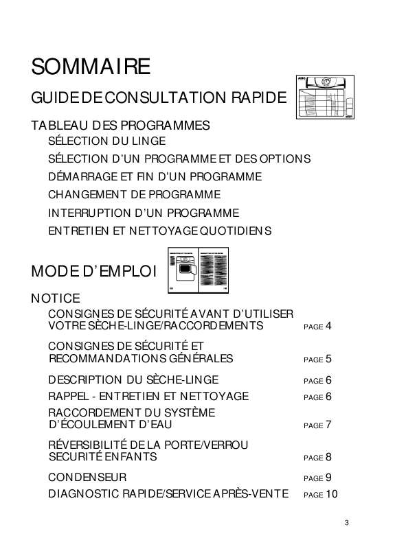 Guide utilisation WHIRLPOOL AWC 376 LA  - MODE D'EMPLOI de la marque WHIRLPOOL