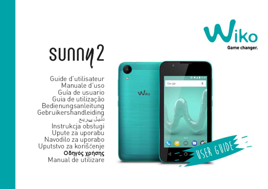 Guide utilisation WIKO SUNNY 2  de la marque WIKO